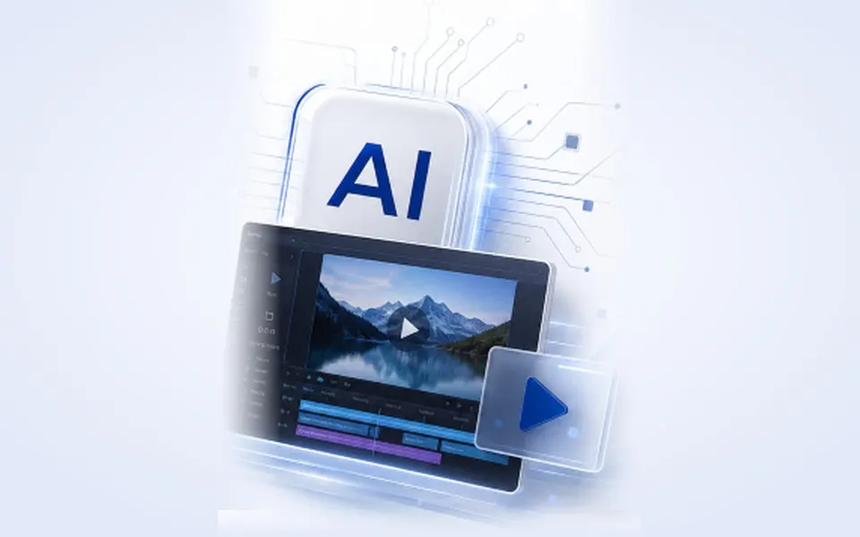 AI video advertising artwork