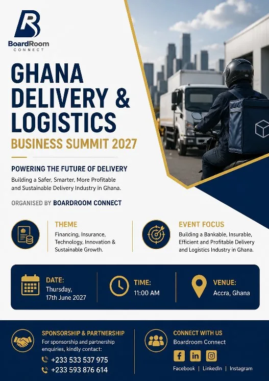 Ghana Delivery & Logistics Business Summit 2027 flyer